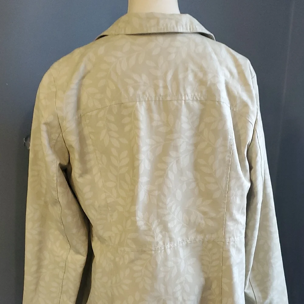 Eddie Bauer Light Tan Trench Coat - Picture 4 of 16